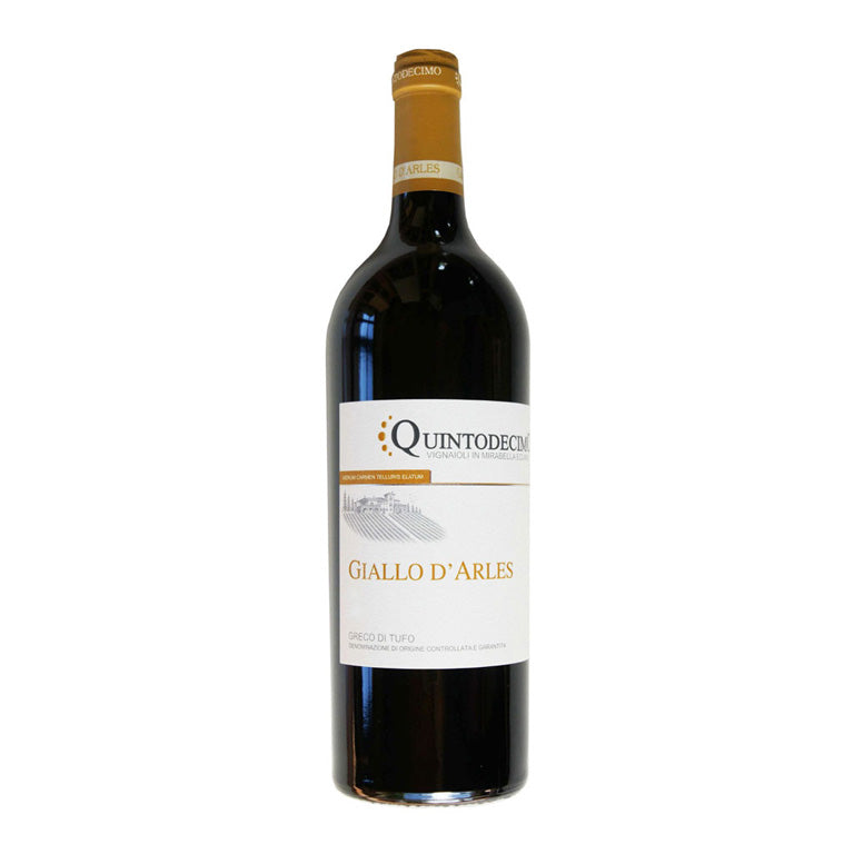 VINO QUINTODECIMO GIALLO D'ARLES 2023 (1 pz) DOCG GRECO DI TUFO-75CL